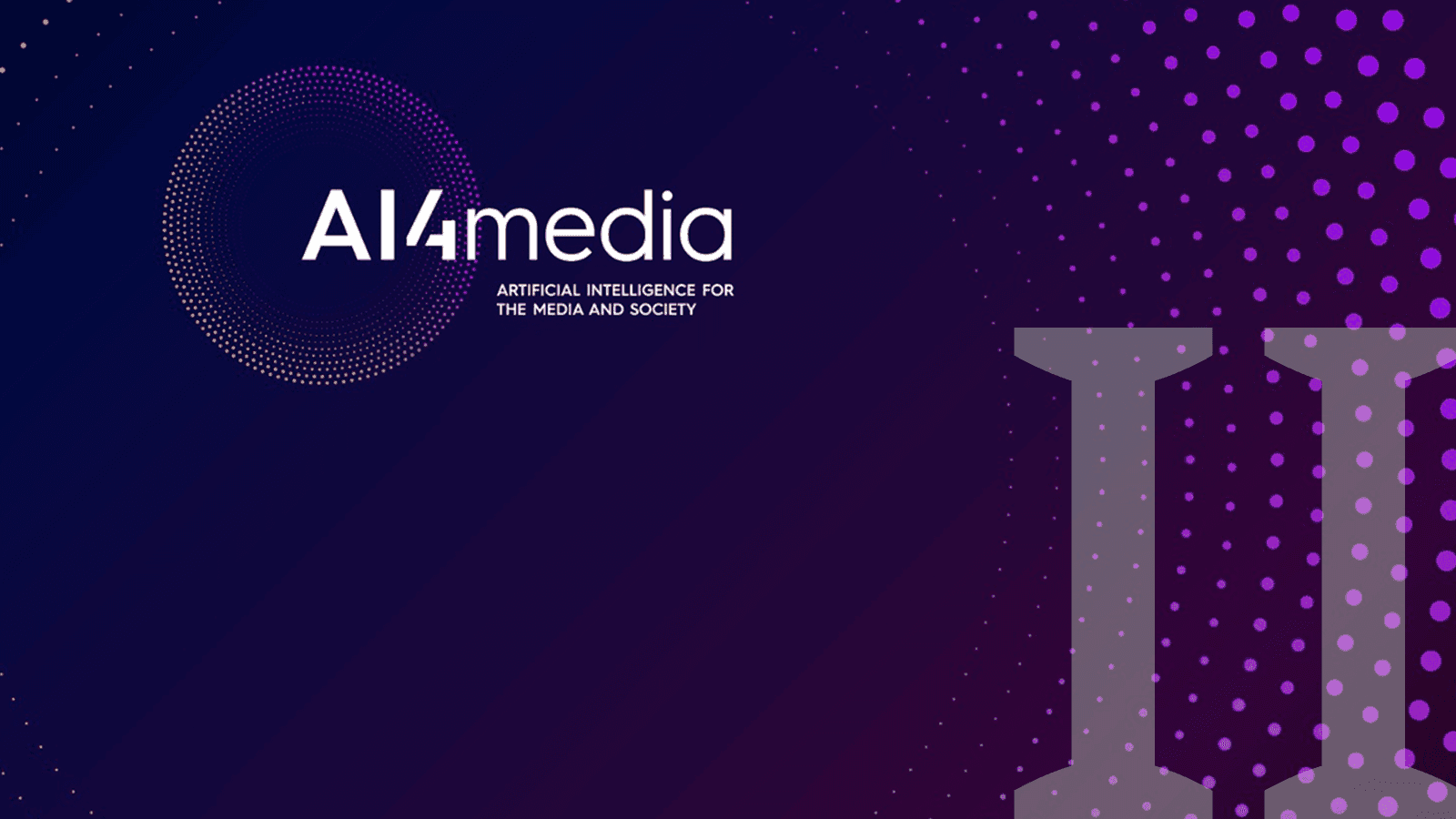 Ai4Media logo with a Roman number two next to it.