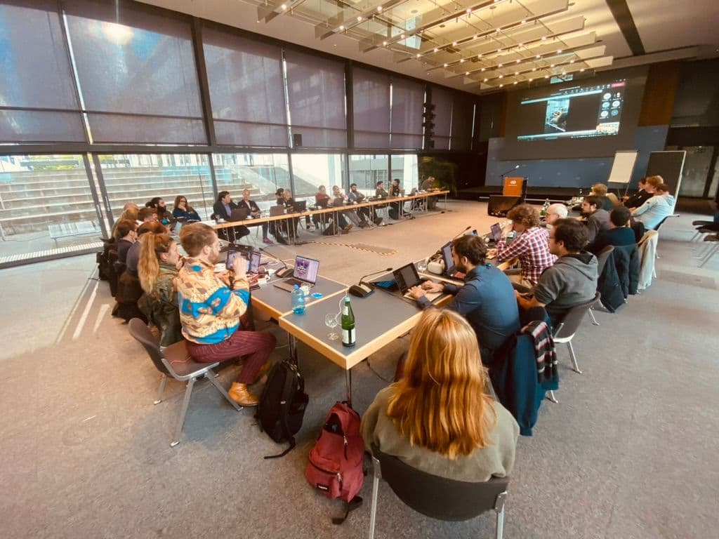The XReco team members at their first consortium meeting.