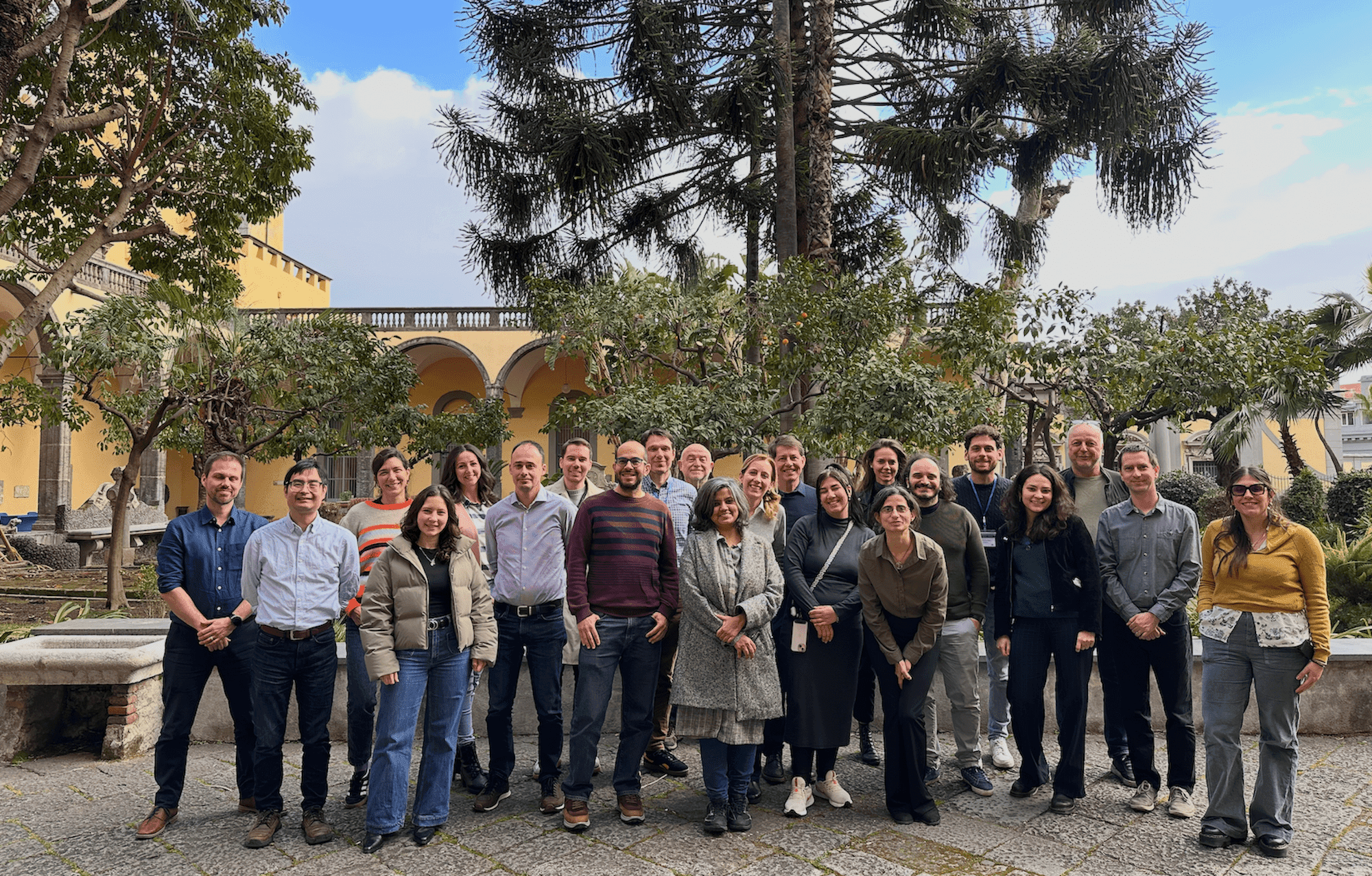 The vera.ai team at a consortium meeting in Naples.